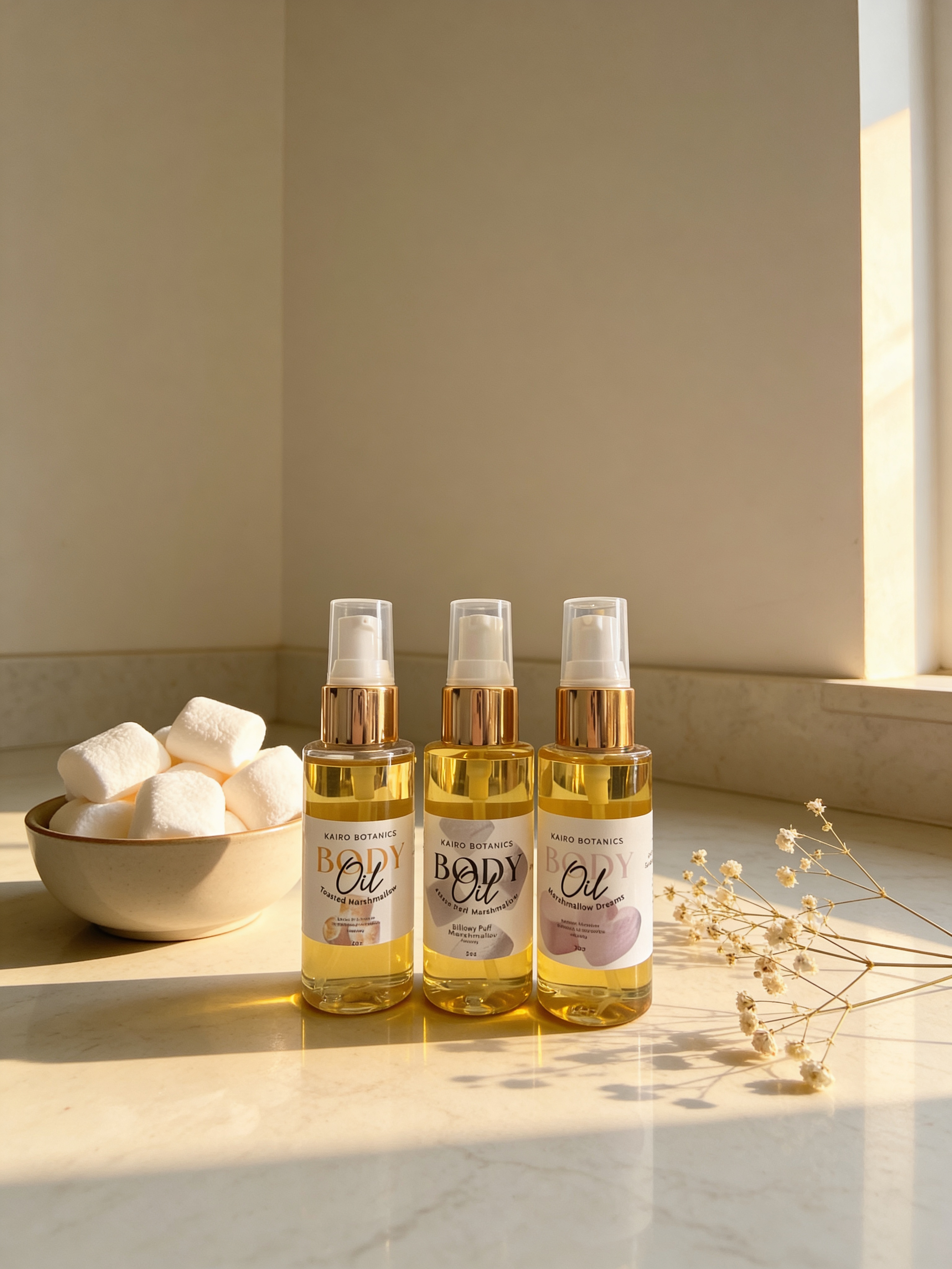 Marshmallow Trio Body Oil